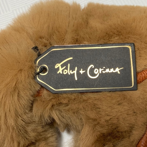 NWT - Foley + Corinna Faux Fur Tan Purse - Picture 7 of 8